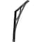 Ekena Millwork Galveston Wrought Iron Bracket, (Single center brace), Antiqued Pewter 1 1/2"W x 12"D x 15"H BKTM01X12X15SGLAPW - alternate 1